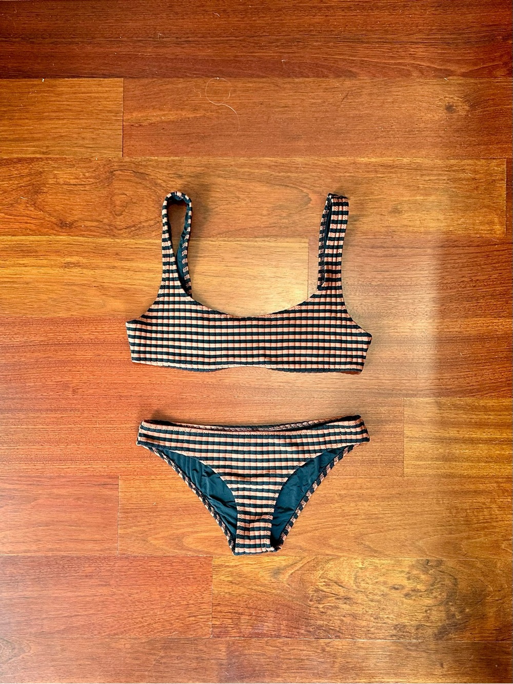 Solid & Striped 2 Piece Bikini